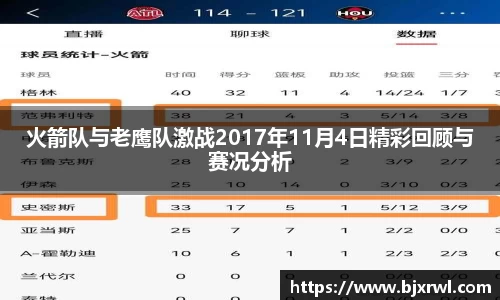 火箭队与老鹰队激战2017年11月4日精彩回顾与赛况分析